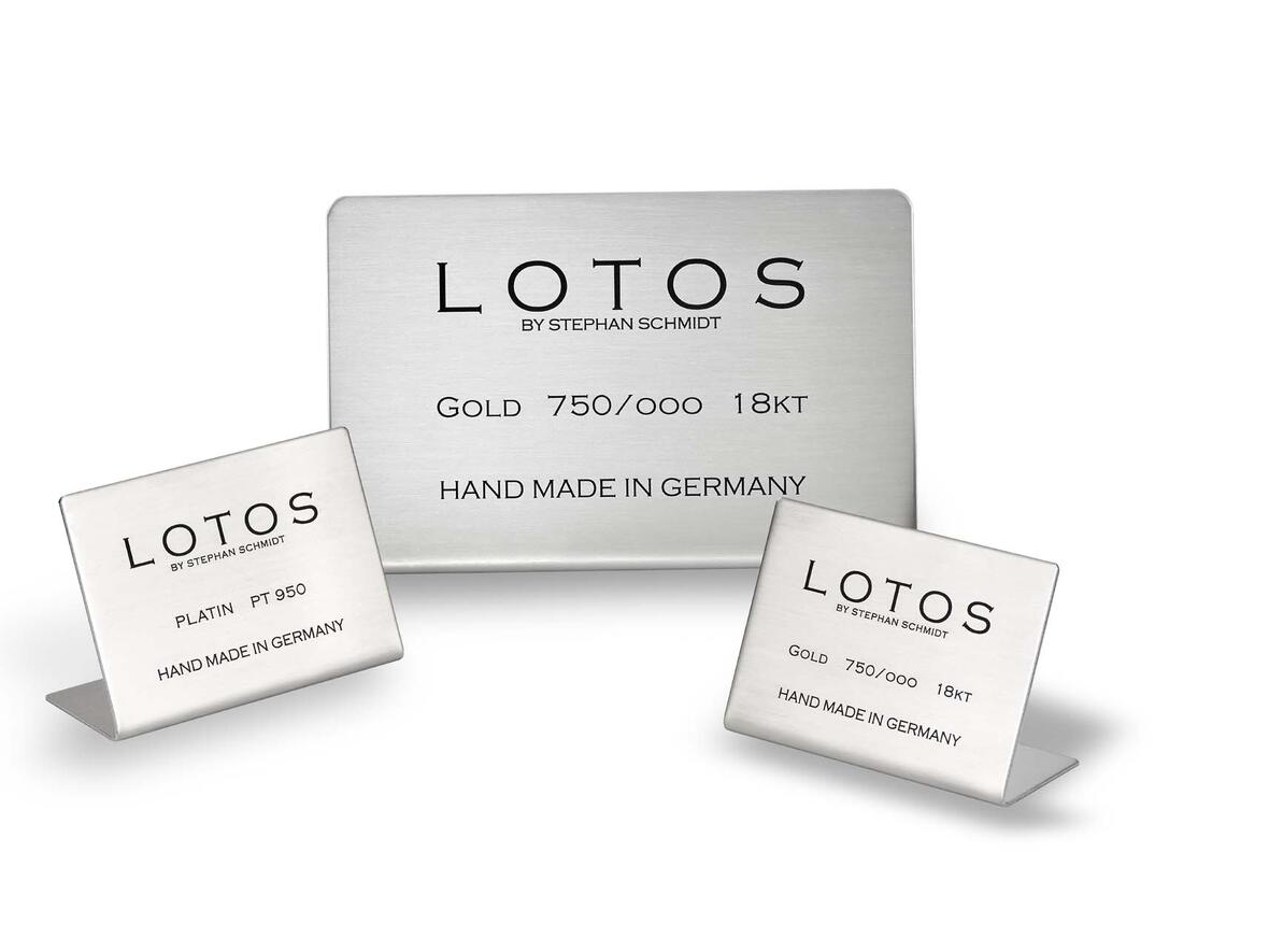 LOTOS Edelstahlaufsteller