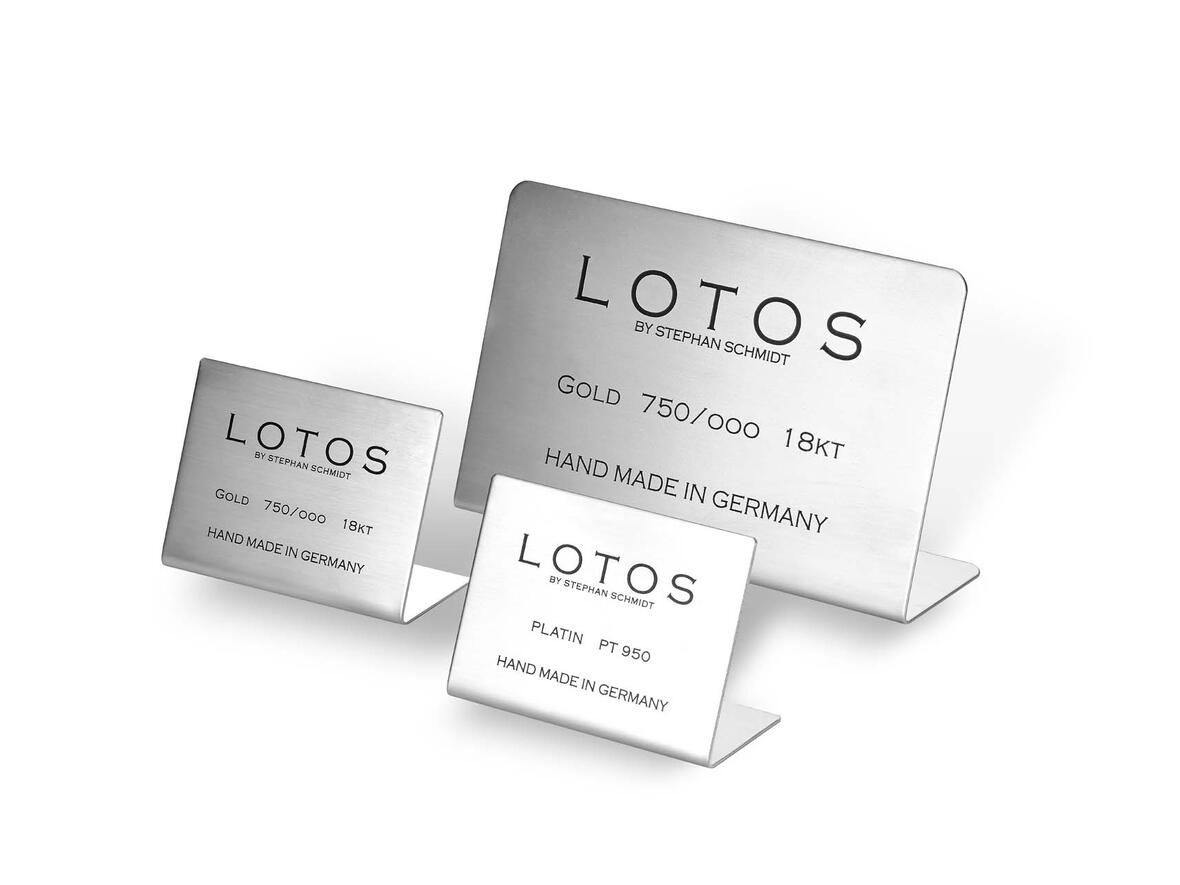 LOTOS Edelstahlaufsteller