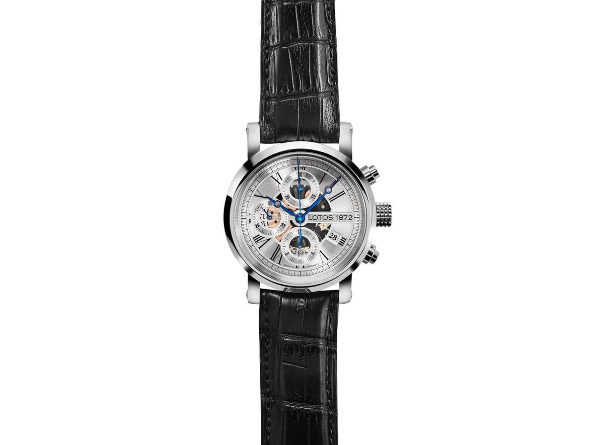 Automatic Chronograph with Dragon Rotor Gold in 18kt - Unique Piece in Stainles Steel